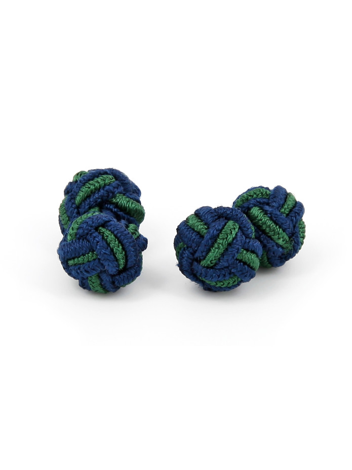 Blauwgroene en groene passementerie - Bombay
