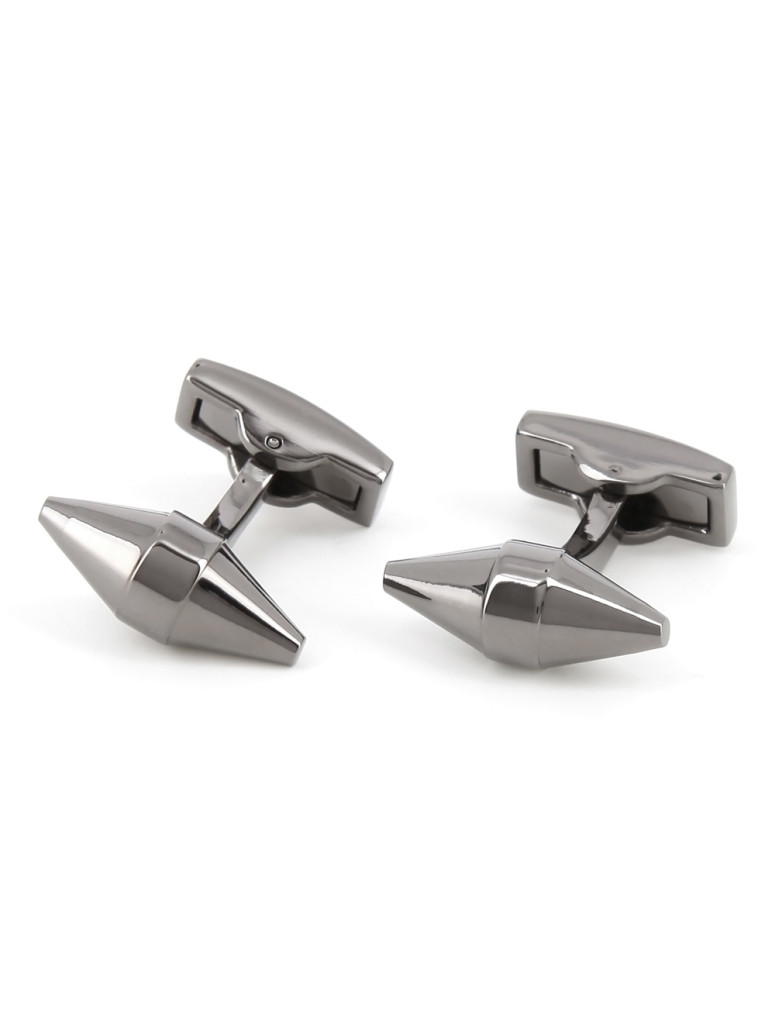Conische gunmetal manchetknopen - Maringa