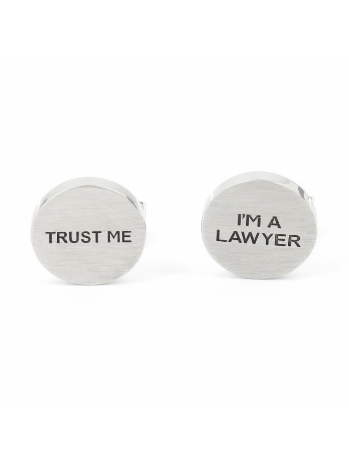 Manchetknopen Trust Me I'm a Lawyer