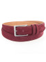 Bordeaux suède riem - Lino
