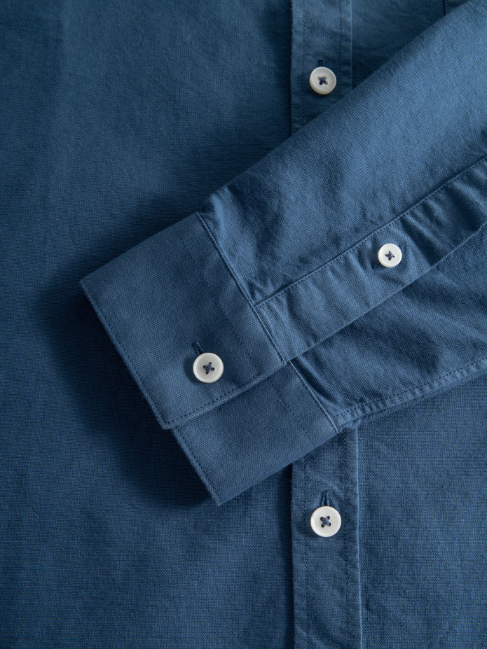 overhemd_italiaanse_kraag_bio_oxford_onweersblauw