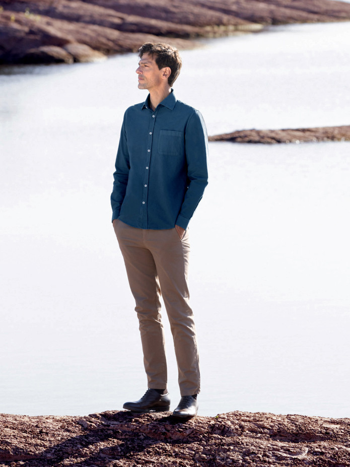overhemd_italiaanse_kraag_oxford_bio_blauw_onweer