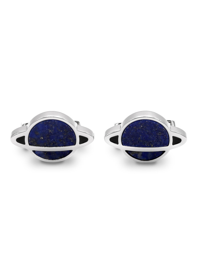 Manchetknopen Saturnus lapis-lazuli