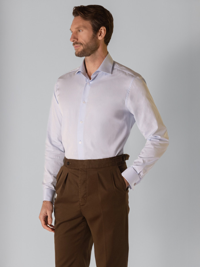 Geplooid pantalon bruin - Bilbao