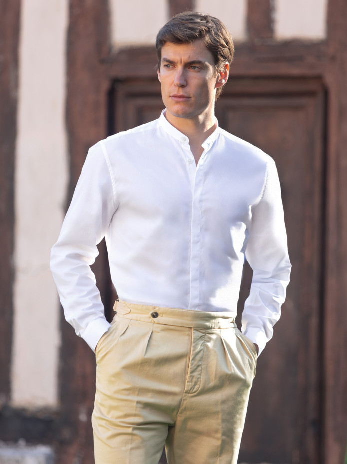 Plooibroek beige - Bilbao