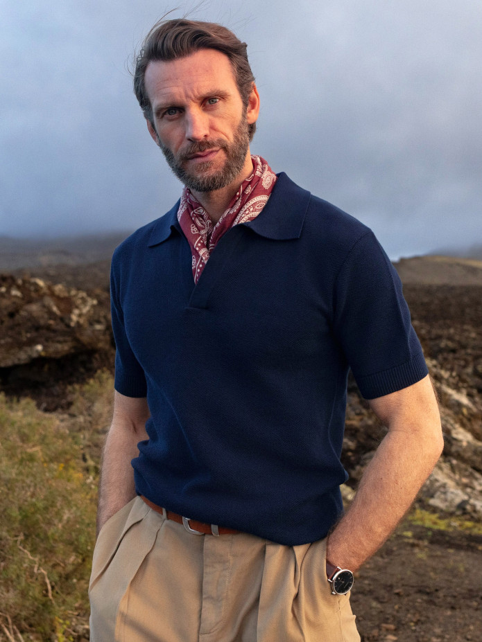 Polo Maille Nazaré Marineblauw