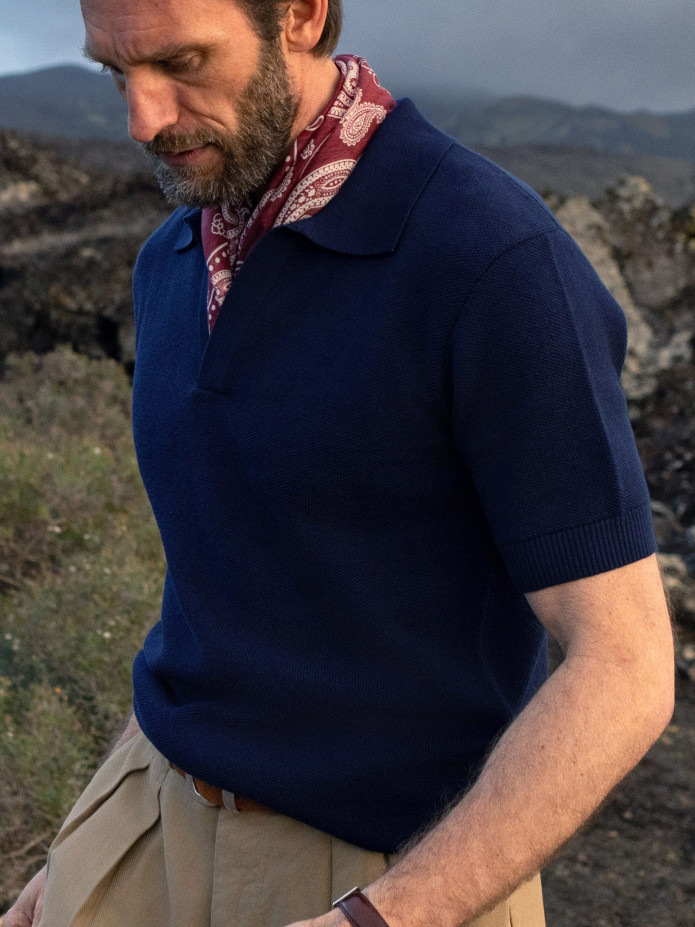 Polo Maille Nazaré Marineblauw