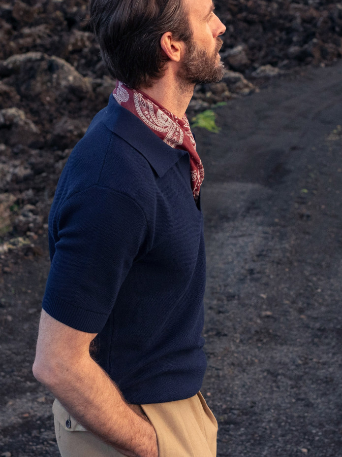 Polo Maille Nazaré Marineblauw