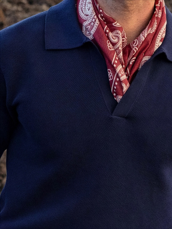 Polo Maille Nazaré Marineblauw