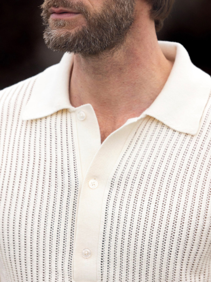 Polo Maille Sagres Ecru