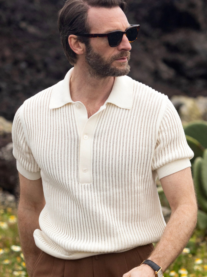 Polo Maille Sagres Ecru