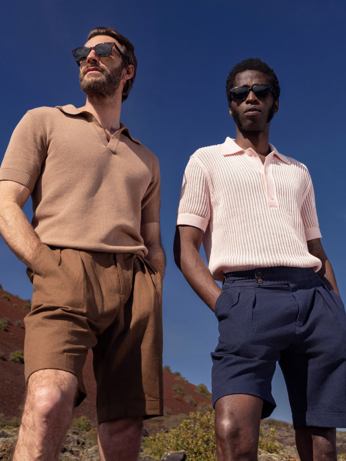Polo Maille Nazaré Hazelnoot
