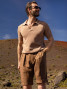 Short hoge taille bruin - Litha