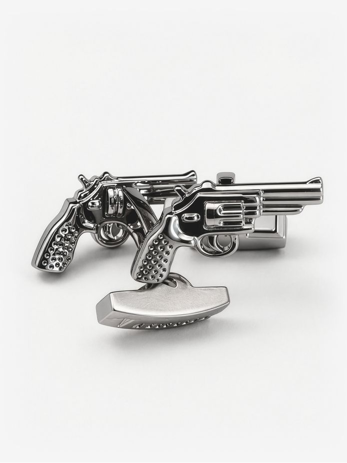 Manchetknopen revolver - Colt II