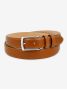 Leren riem camel Ugo