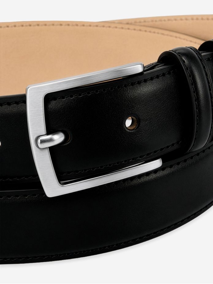 Zwarte leren riem Ugo