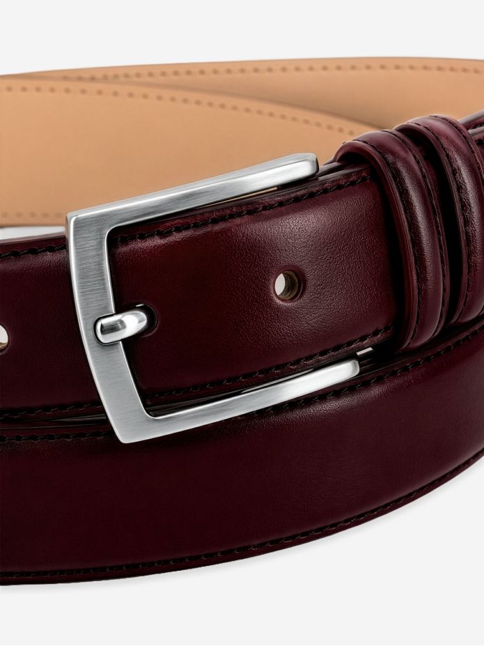 Leren riem bordeauxrood - Ugo