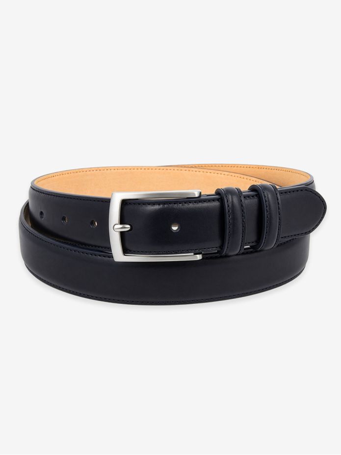 Leren riem marineblauw - Ugo