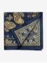 Bandana marineblauw met paisley-motief Nevada