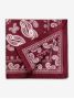 Bandana bordeaux met paisley motief Nevada