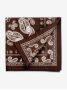 Bandana bruin met paisley motief Nevada