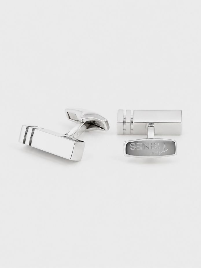Manchetknopen massief zilver Tokyo