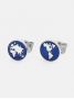 Manchetknopen wereldkaart globe trotter
