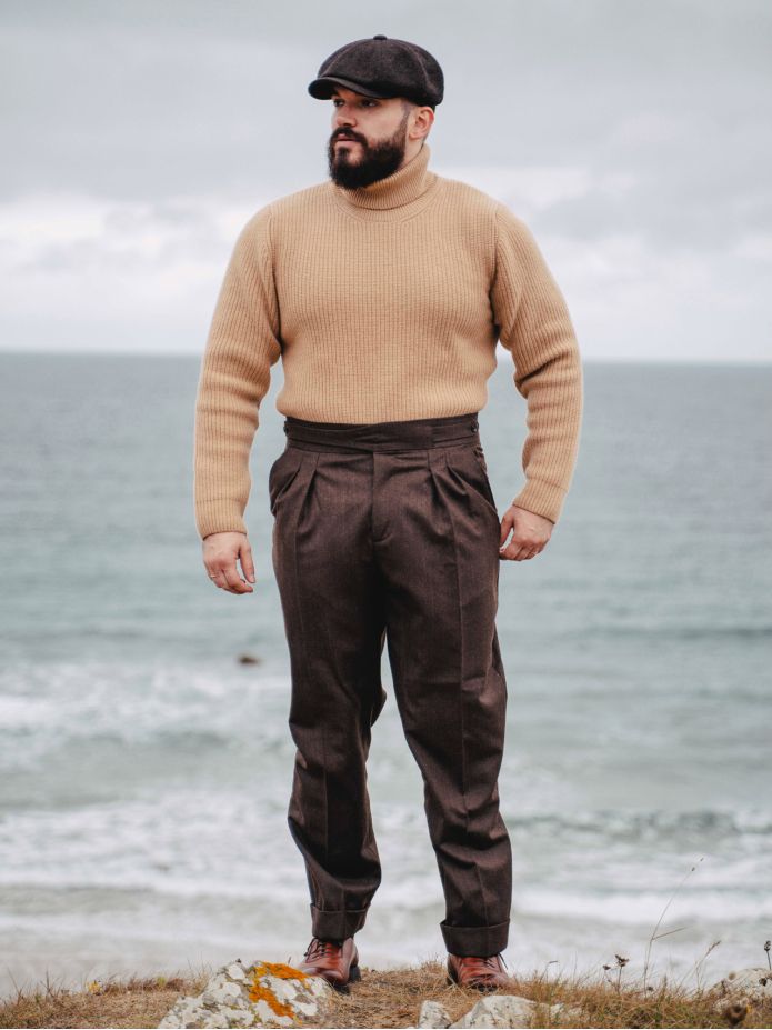 Bruine Gurkha-pantalon Dharan