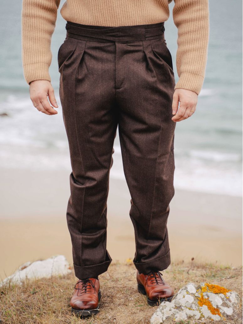 Bruine Gurkha-pantalon Dharan