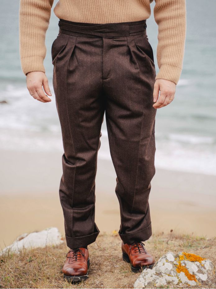 Bruine Gurkha-pantalon Dharan
