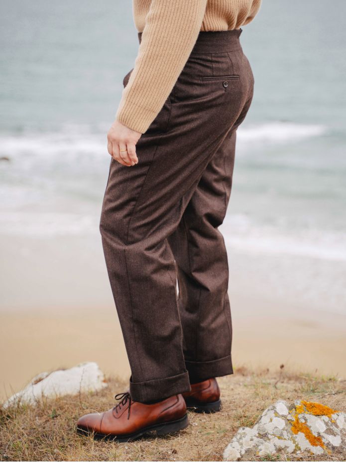 Bruine Gurkha-pantalon Dharan