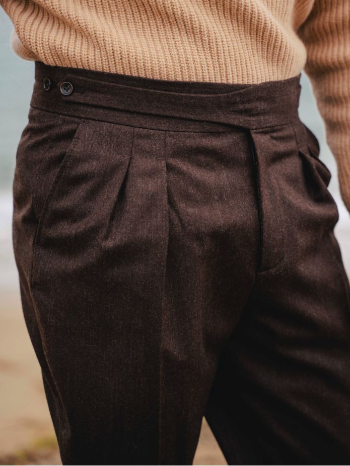 Bruine Gurkha-pantalon Dharan
