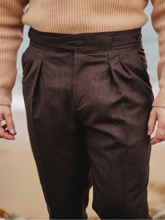 Bruine Gurkha-pantalon Dharan