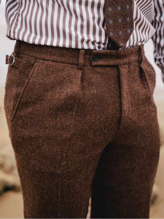 Bruine pantalon Braemer