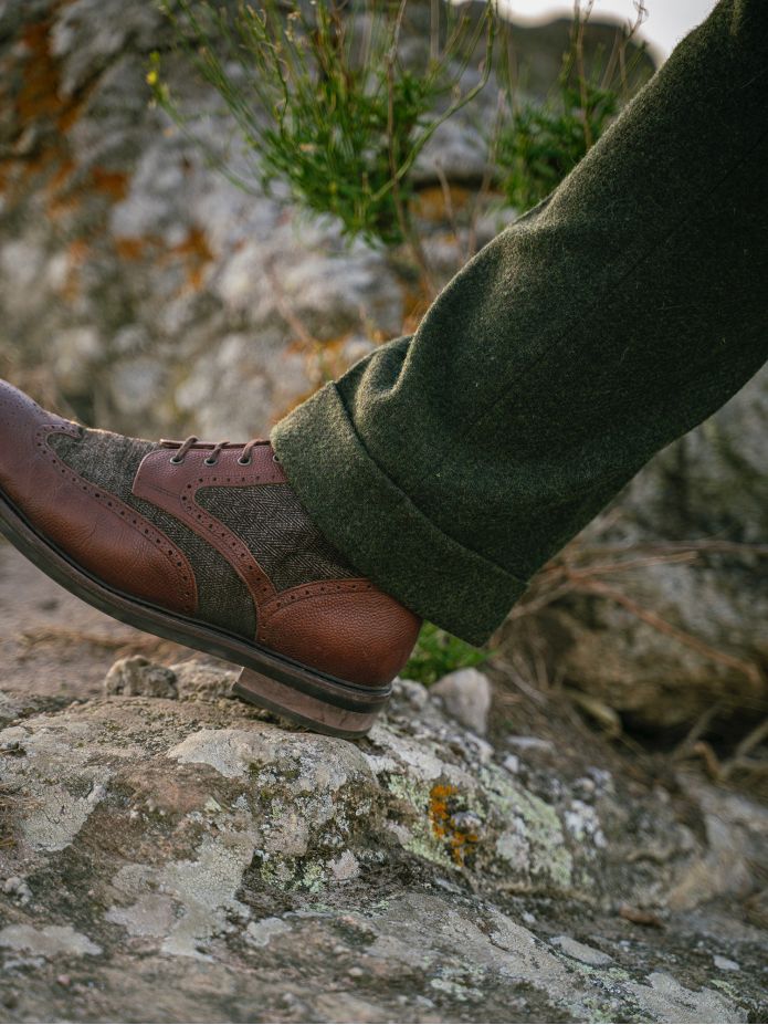Lodengroene pantalon Kildare