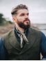 Groene bandana met paisleypatroon LISBURN