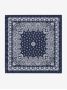 Marineblauwe bandana met paisleymotief LISBURN