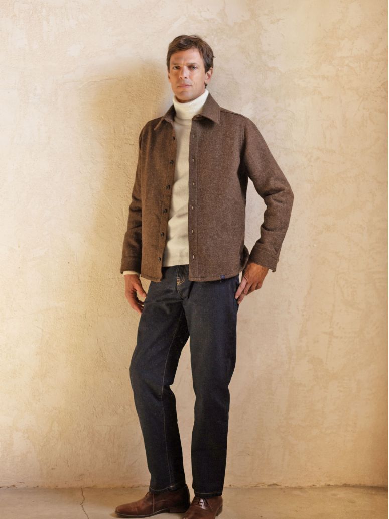 Bruin overshirt Dungloe