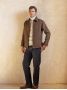 Bruin overshirt Dungloe