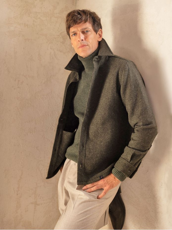 Groen overshirt Dungloe