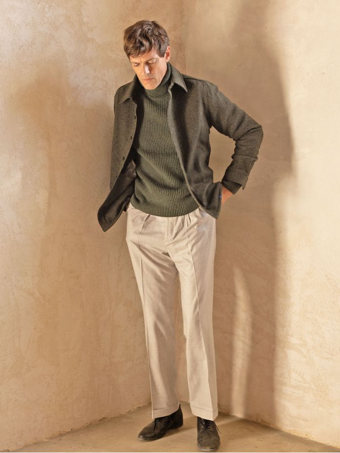 Groen overshirt Dungloe
