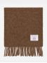 Chocoladebruine wollen sjaal The Nines x Moon