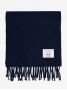 Donkerblauwe wollen sjaal The Nines x Moon