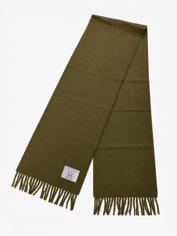 Groene wollen sjaal The Nines x Moon