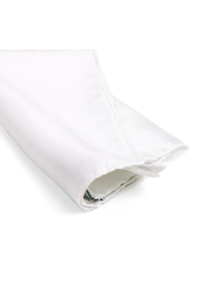 Witte zijden pochette - Saint-Tropez