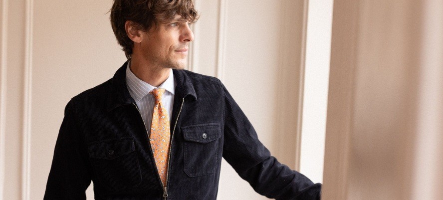 Corduroy jack met rits - Het perfecte jack voor alle seizoenen