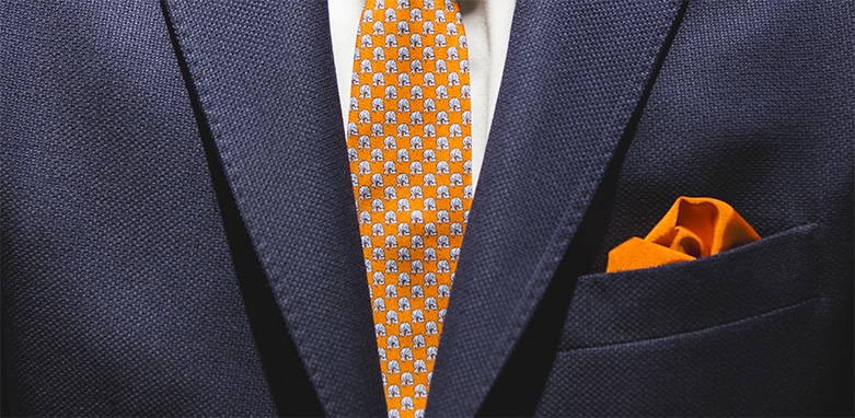 oranje stropdas
