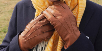 Hoe leren handschoenen voor mannen te onderhouden?